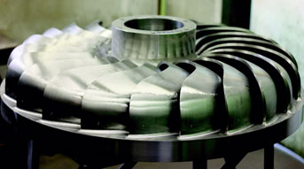 Figure 36: Turgo Turbine RunnerSource: Gilkes Hydropower Systems